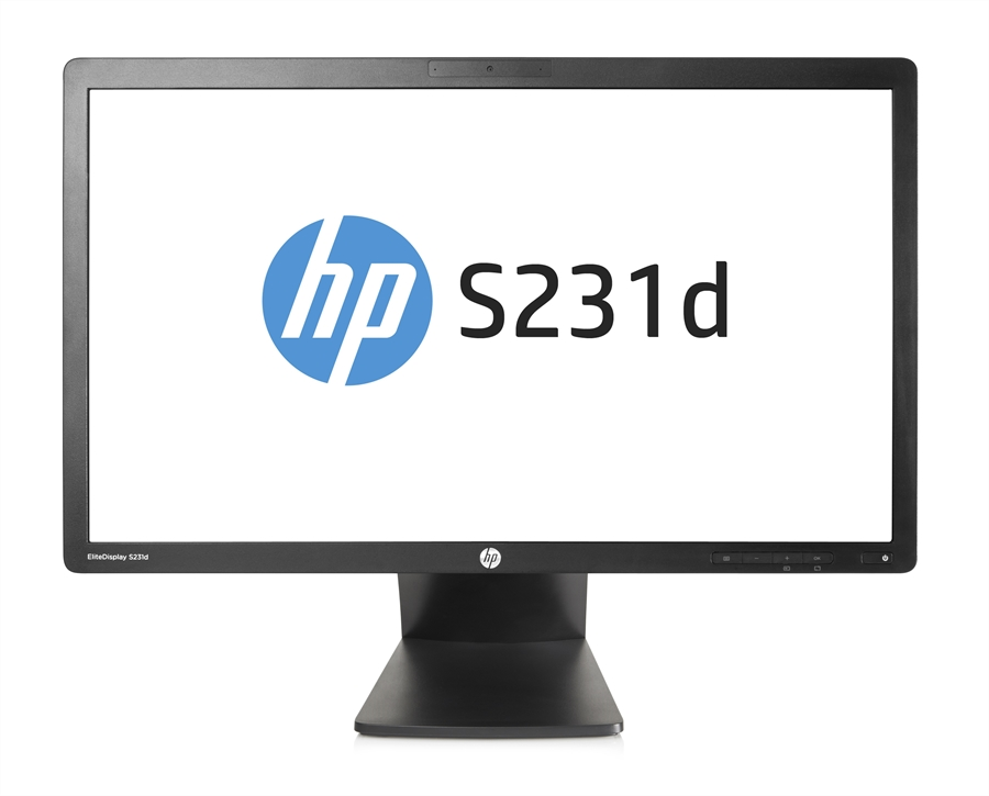 23" TFT HP EliteDisplay S231D Fekete "B"