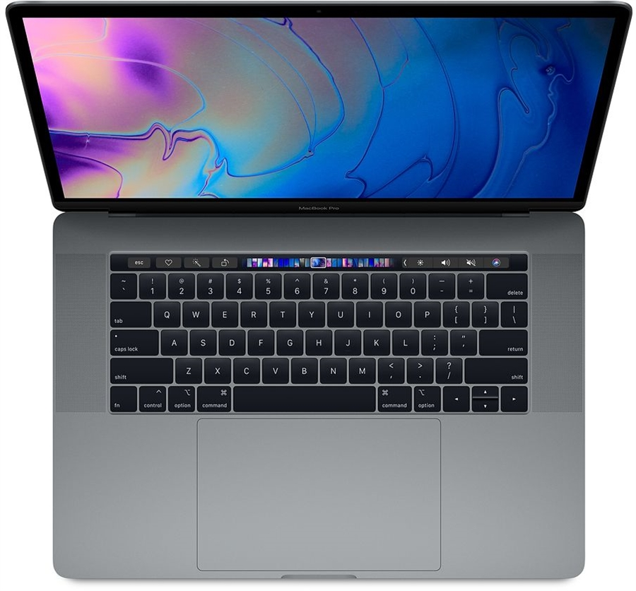 Apple MacBook Pro 15.1 A1990 15" 2018 i7-8850H/16GB/512GB NVME SSD/webcam/2880x1800 "A-"