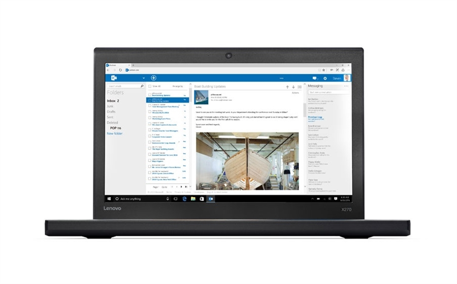 Lenovo ThinkPad X270 12" i5-7300u/8GB/256GB NVME SSD/webcam/1366x768 "A-"