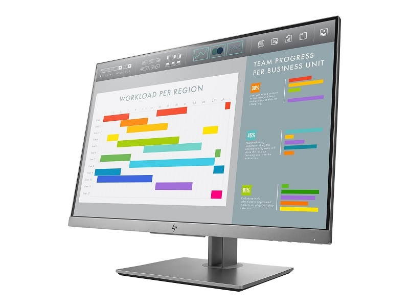 24" TFT HP EliteDisplay E243i Fekete/Ezüst "A-"