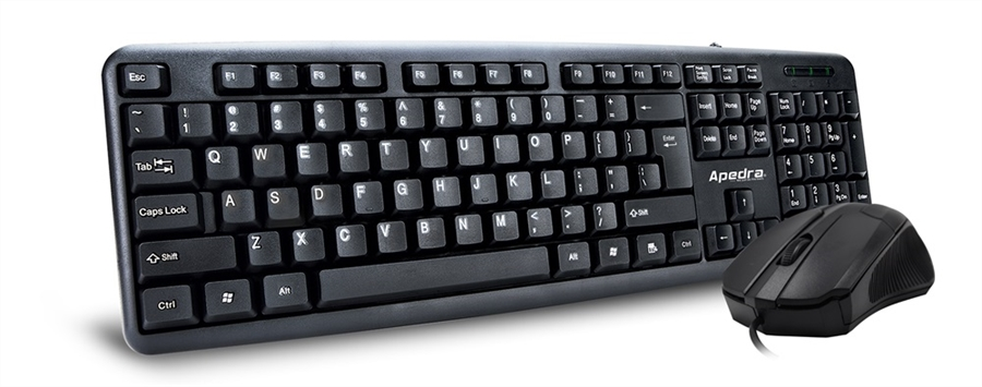 Genius Apedra KM-520 billentyűzet + egér USB, vezetékes